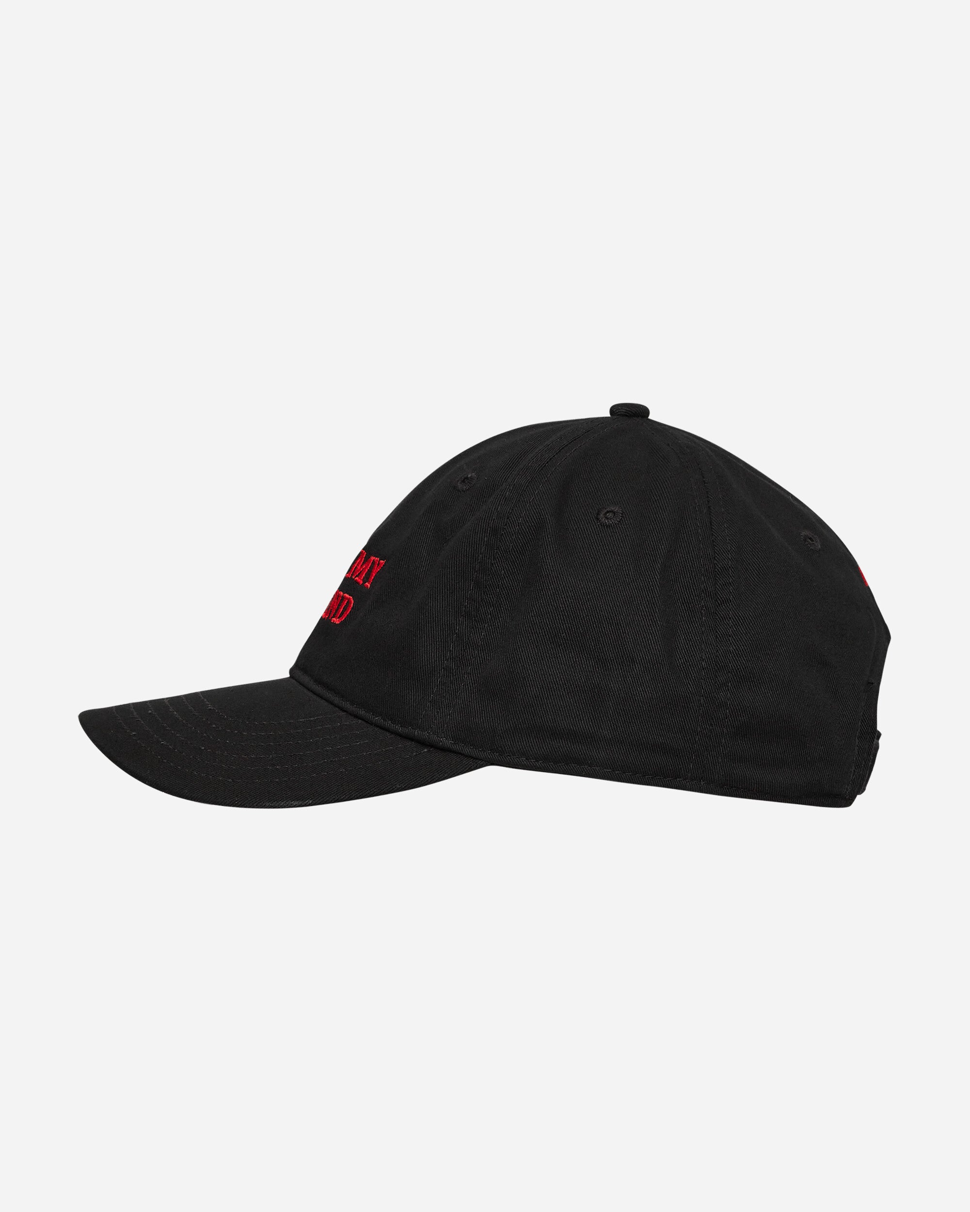 Idea Book Techno Is My Boyfriend Hat - Slam Jam Exclusive Black Hats Caps IBTECHNOHAT BLACK