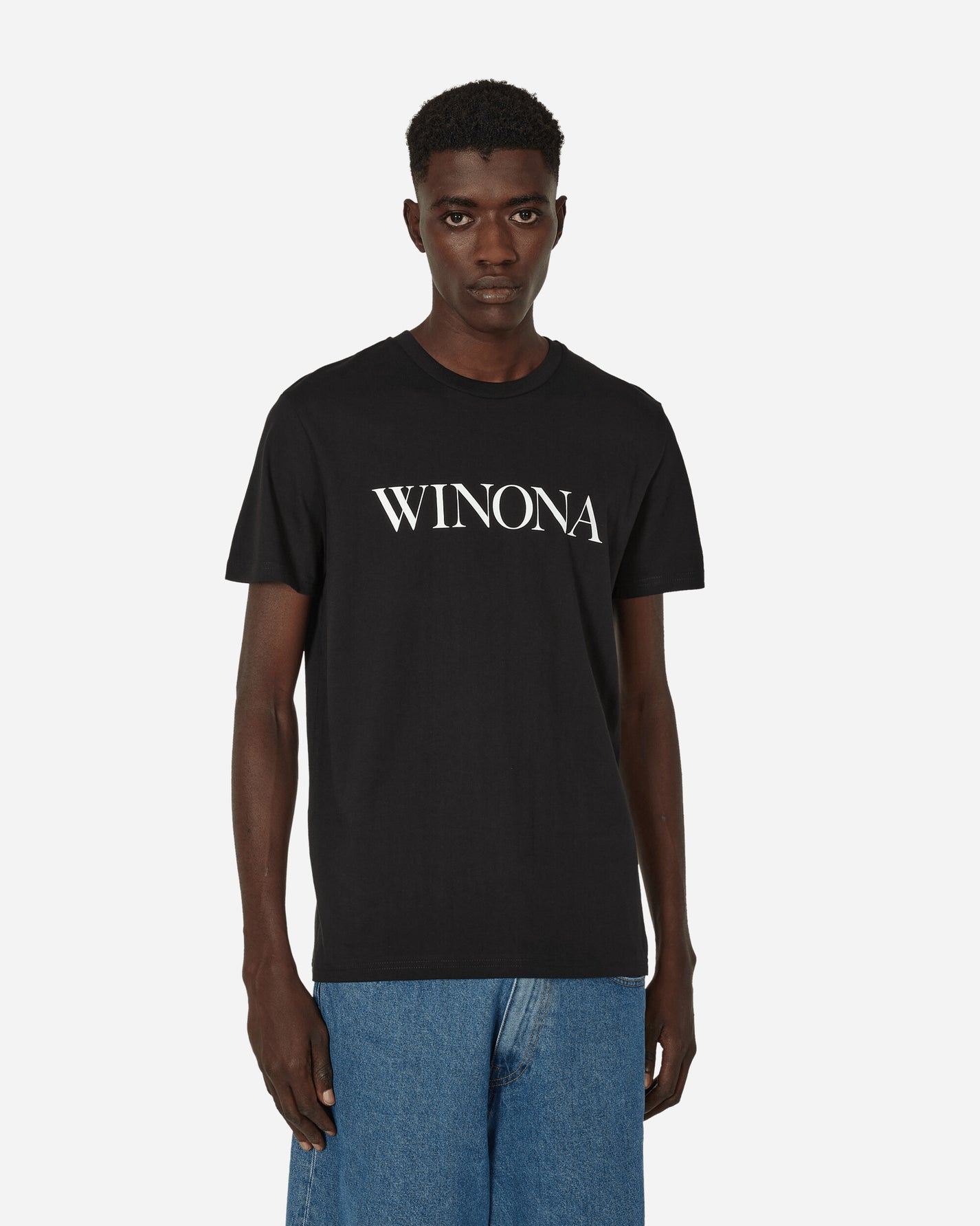 Idea Book Winona T-Shirt Black/White T-Shirts Shortsleeve IBWINONATEE BLACK