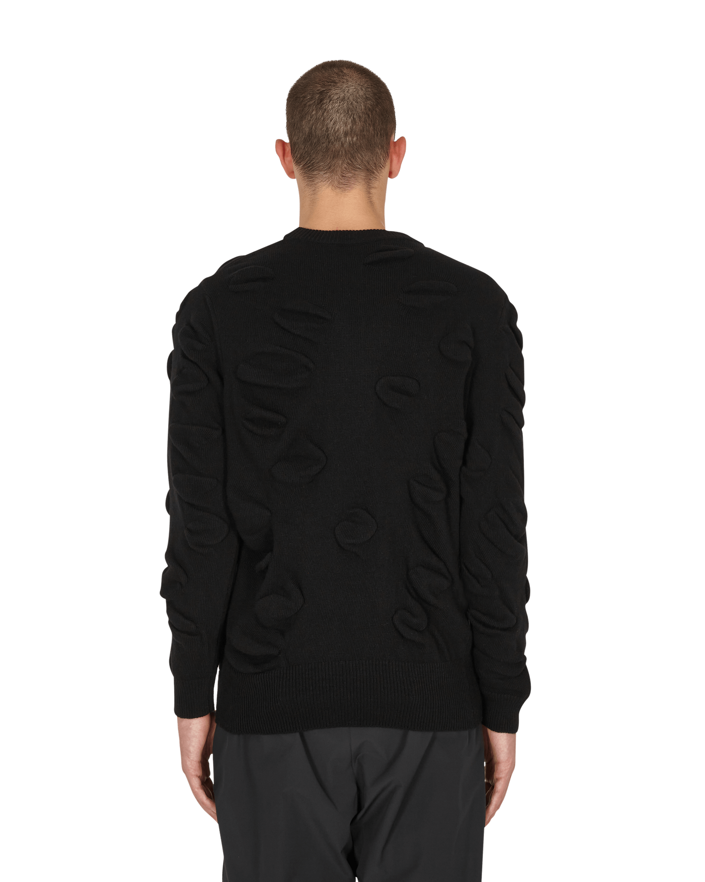 JordanLuca Euphoria Jumper Black Sweatshirts Crewneck 7706803001 001