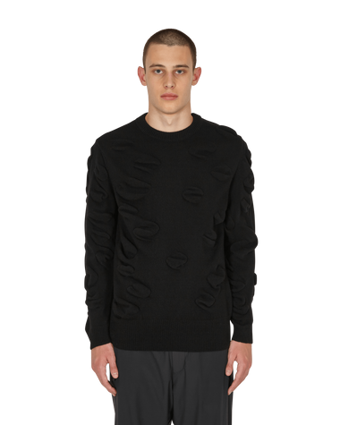 JordanLuca Euphoria Jumper Black Sweatshirts Crewneck 7706803001 001