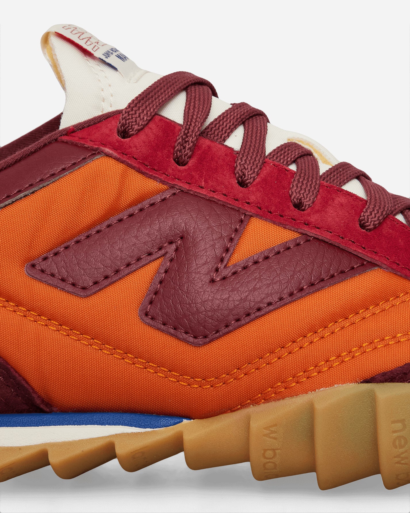 Junya Watanabe Man Shoes X New Balance Orange/Burgundy Sneakers Low WK-K102-S23 1