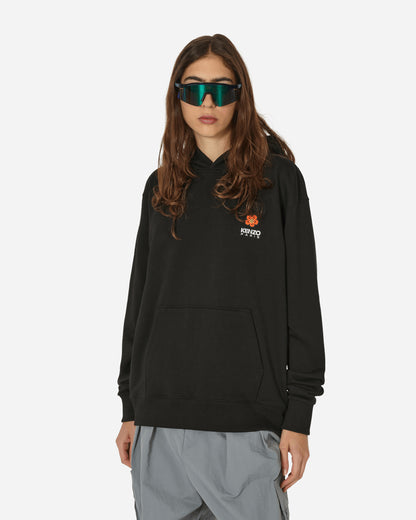 KENZO Paris Boke Flower Crest Classic Hooded Sweatshirt Black Sweatshirts Hoodies FD55SW4414MF 99J