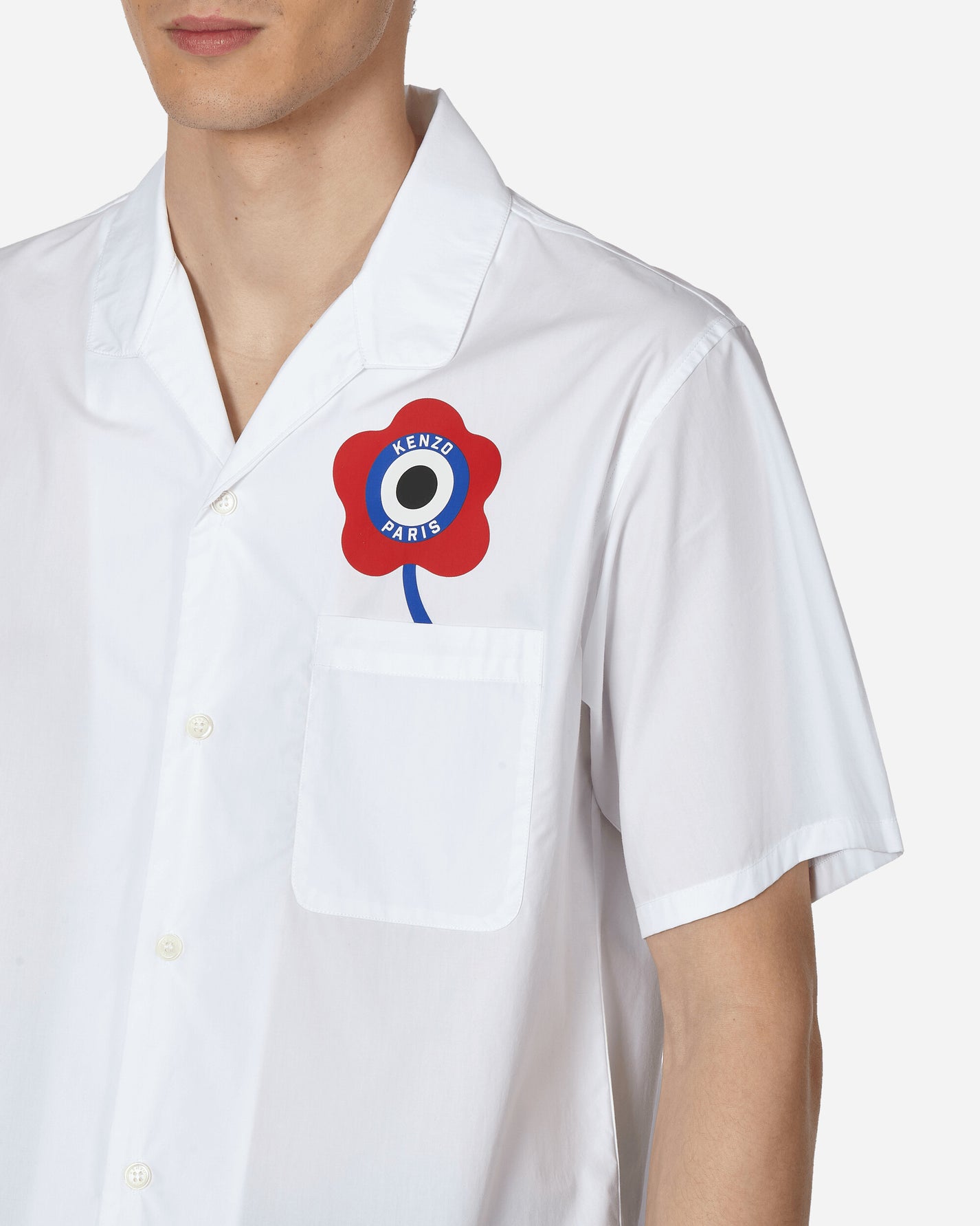 KENZO Paris Kenzo Target Shirt Off White Shirts Shortsleeve Shirt FD65CH1175DE 02