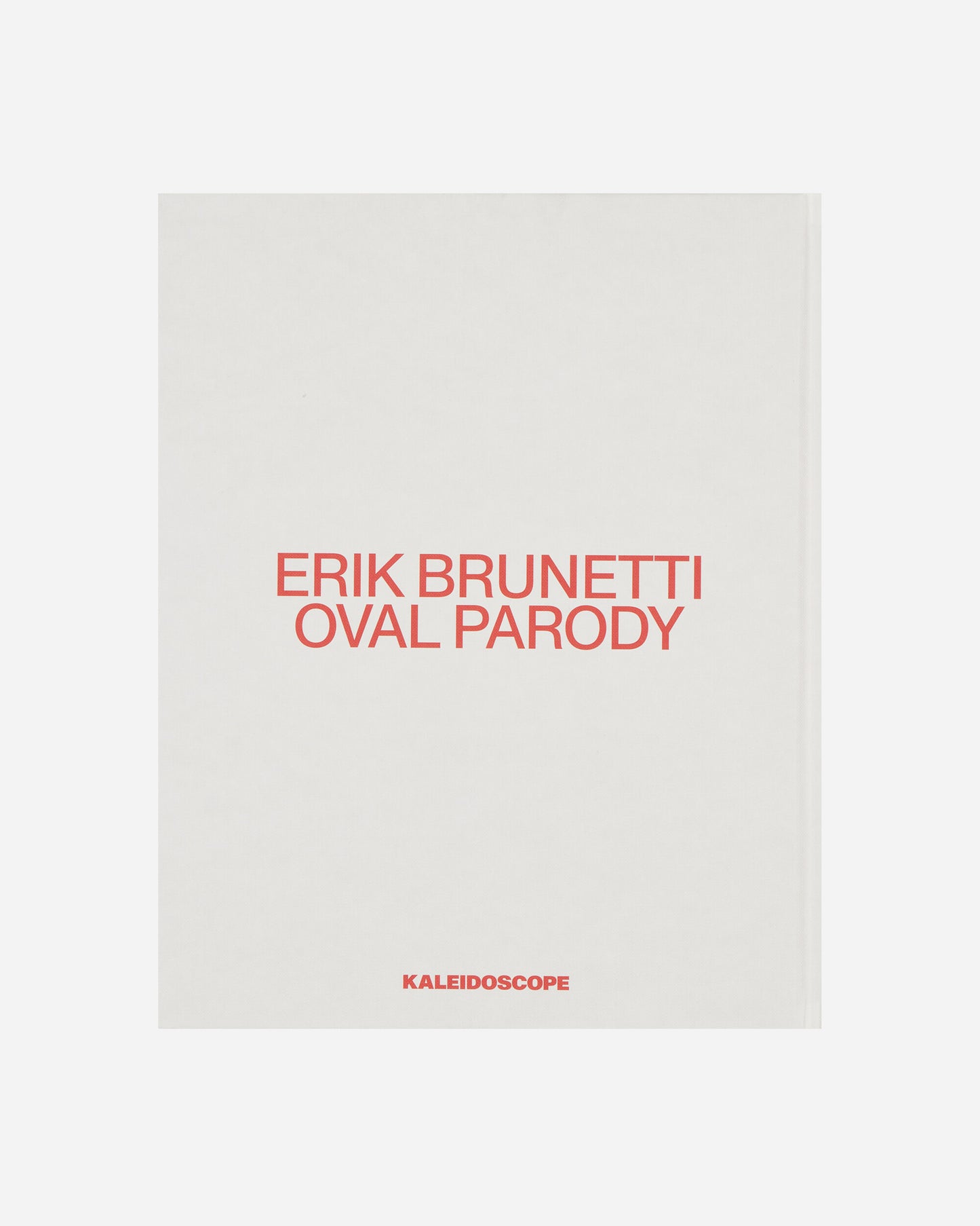 Kaleidoscope Erik Brunetti: Oval Parody Multicolor Homeware Books and Magazines KALERIKBRUNETTI 001