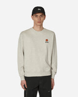 Kenzo Paris Boke Crest Classic Sweatshirt Pale Grey Sweatshirts Crewneck FD55SW4404MF 93