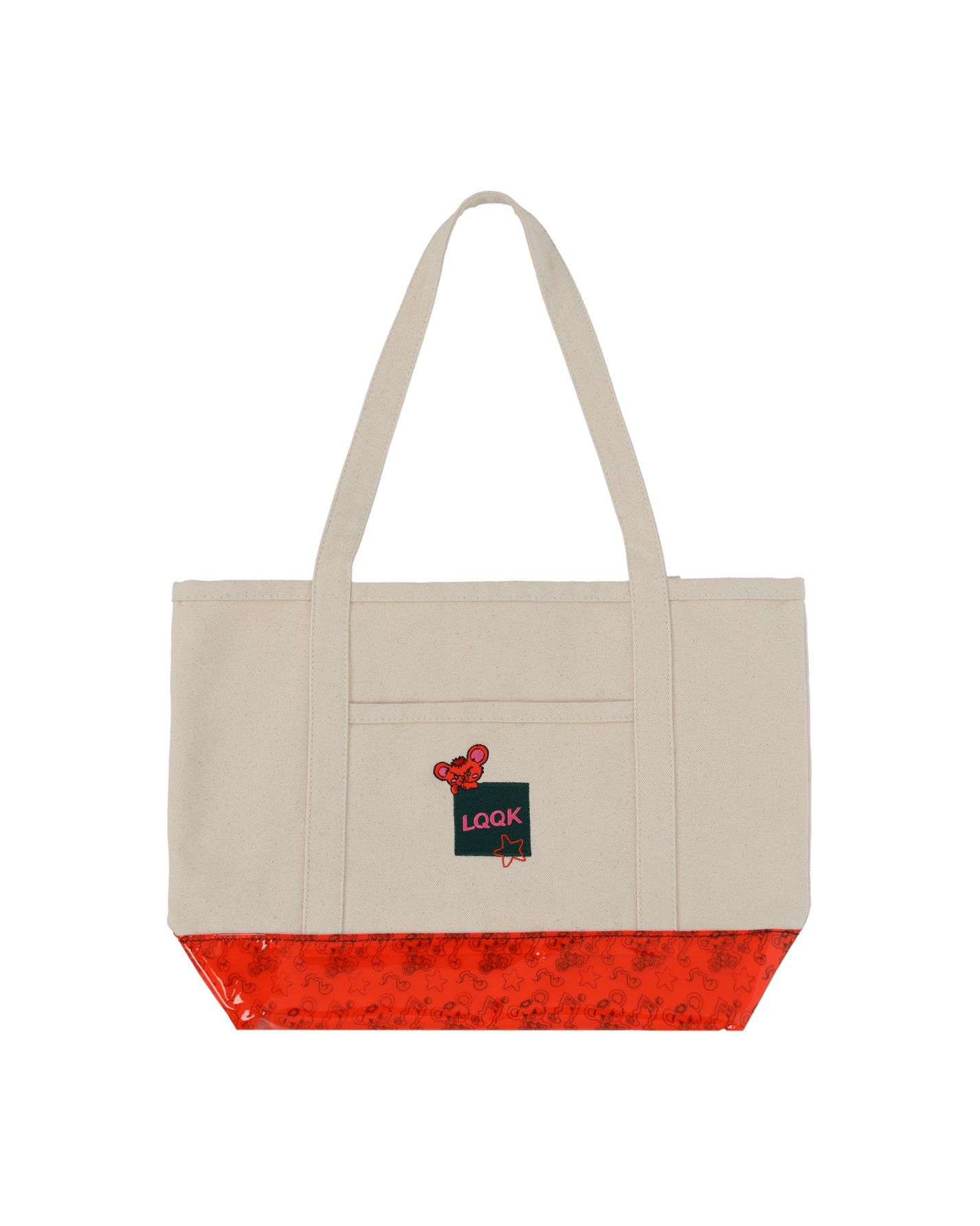 Lqqk Lqqk Tote Heavy Duty Canvas Screen Printed With Vinyl Bottom Made In Usa Canvas/Vinyl Bags and Backpacks Tote AW21LQQKTOTE001 001