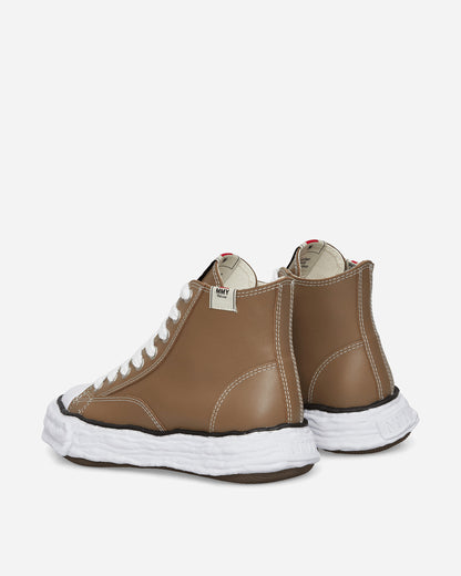 Maison MIHARA YASUHIRO Peterson 23 High/ Original Sole Leather Brown Sneakers High A11FW703 WHITE