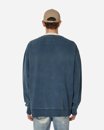 Maison Margiela Felpa Blue Sweatshirts Crewneck S50GU0209 469