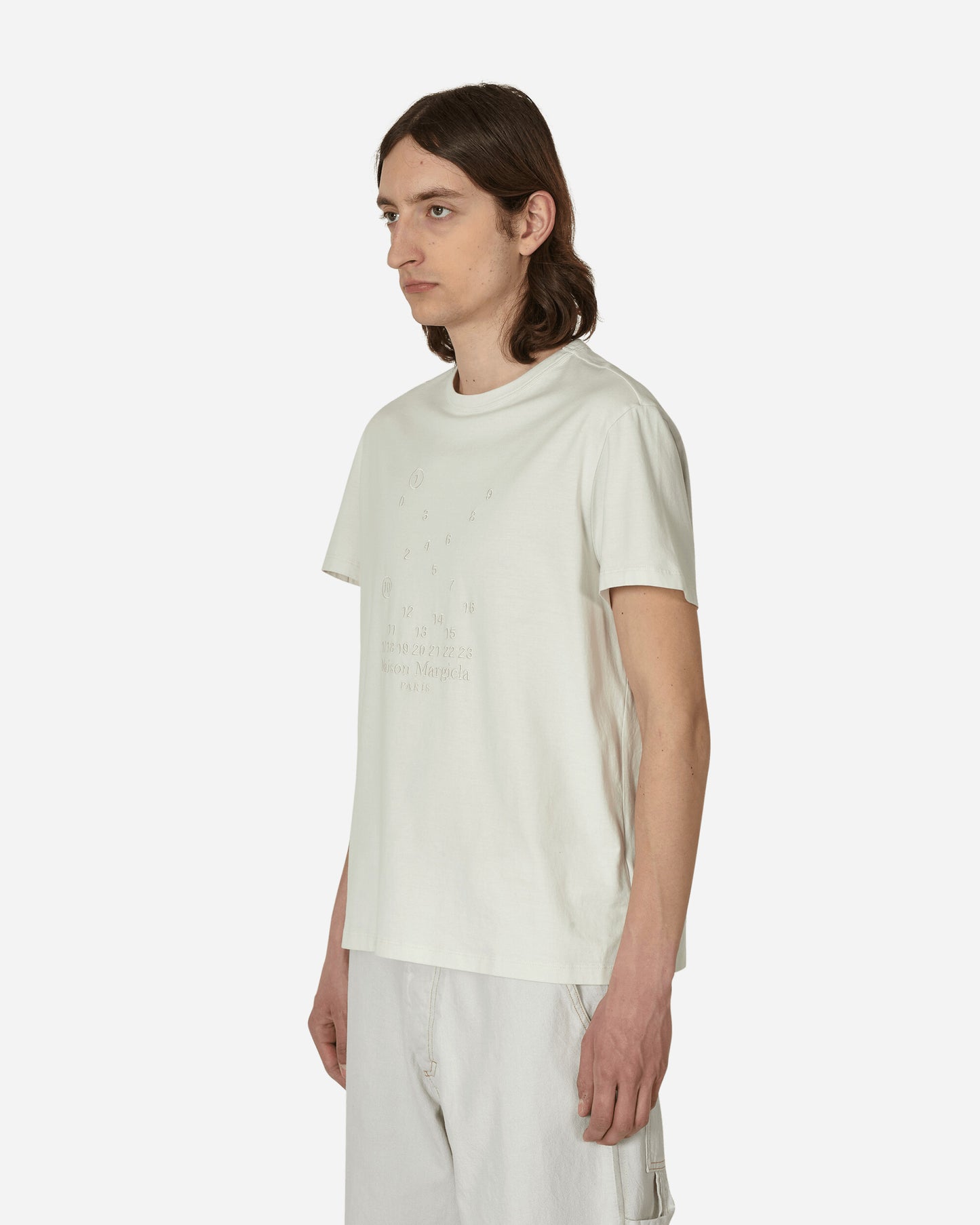 Maison Margiela T-Shirt Chalk T-Shirts Shortsleeve S50GC0684 729