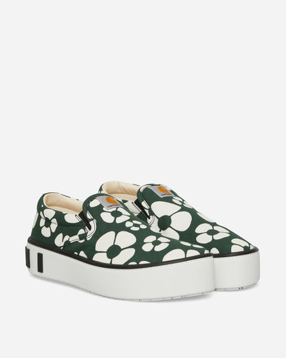 Marni Paw Slip On Forest Green/Stone White Sneakers Slip-On SNZU013103P4927 ZO265