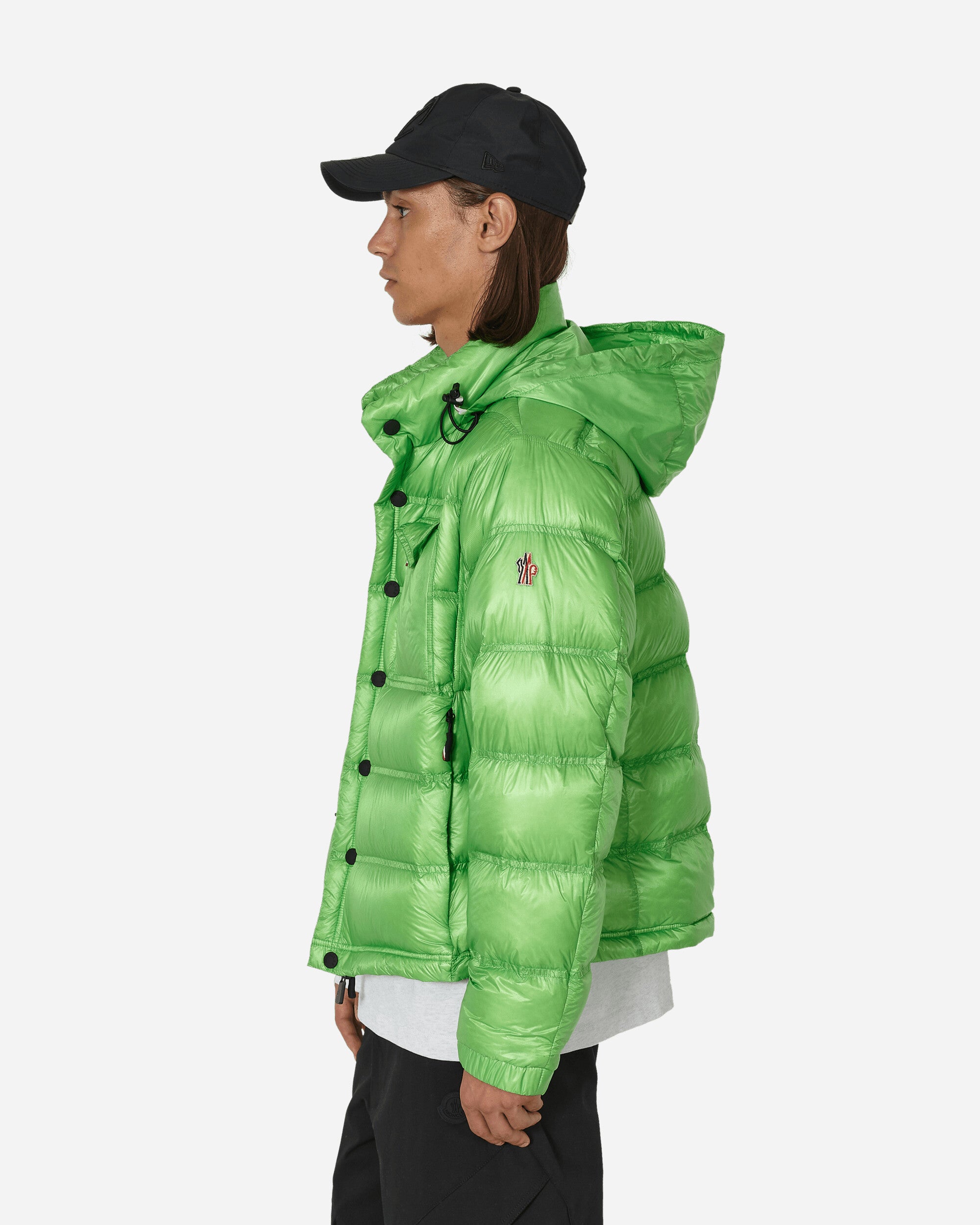 Moncler Grenoble Raffort Down Jacket Lime Green Coats and Jackets Down Jackets 1A00007539YL 86R