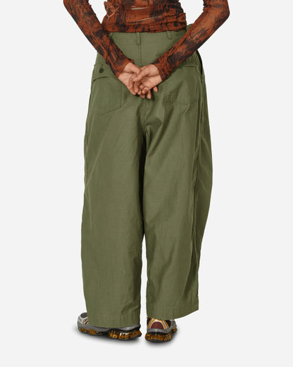 Needles H.D. Pant - Fatigue Olive Pants Cargo NS234 A