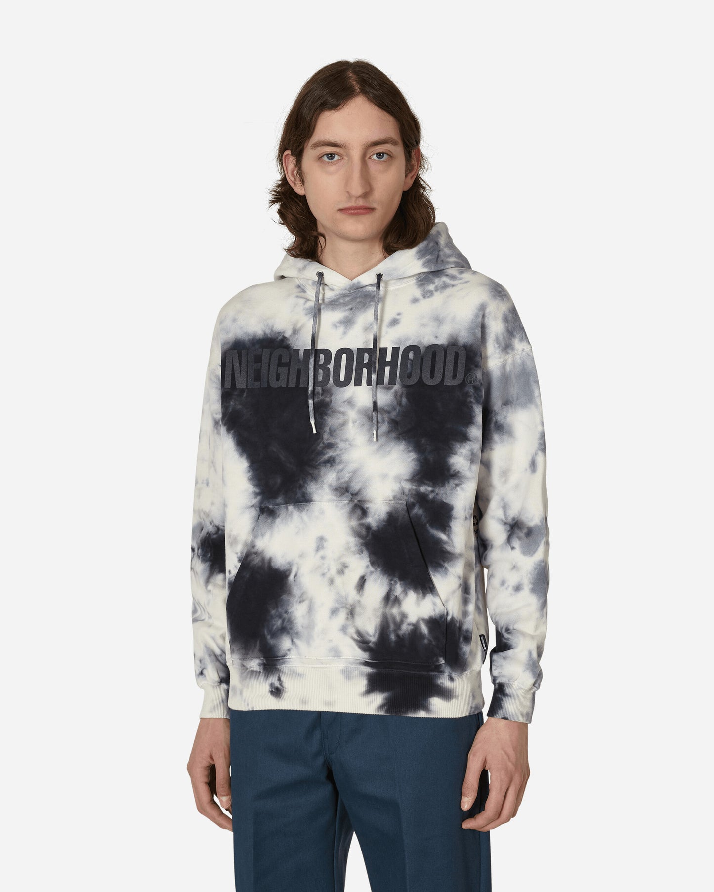 Neighborhood Tie-Dye Sweatparka Ls Black Sweatshirts Crewneck 231LPNH-CSM01 BK