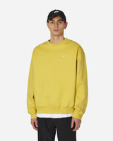 Nike Solo Swsh Flc Crw Saturn Gold/White Sweatshirts Crewneck DX1361-700