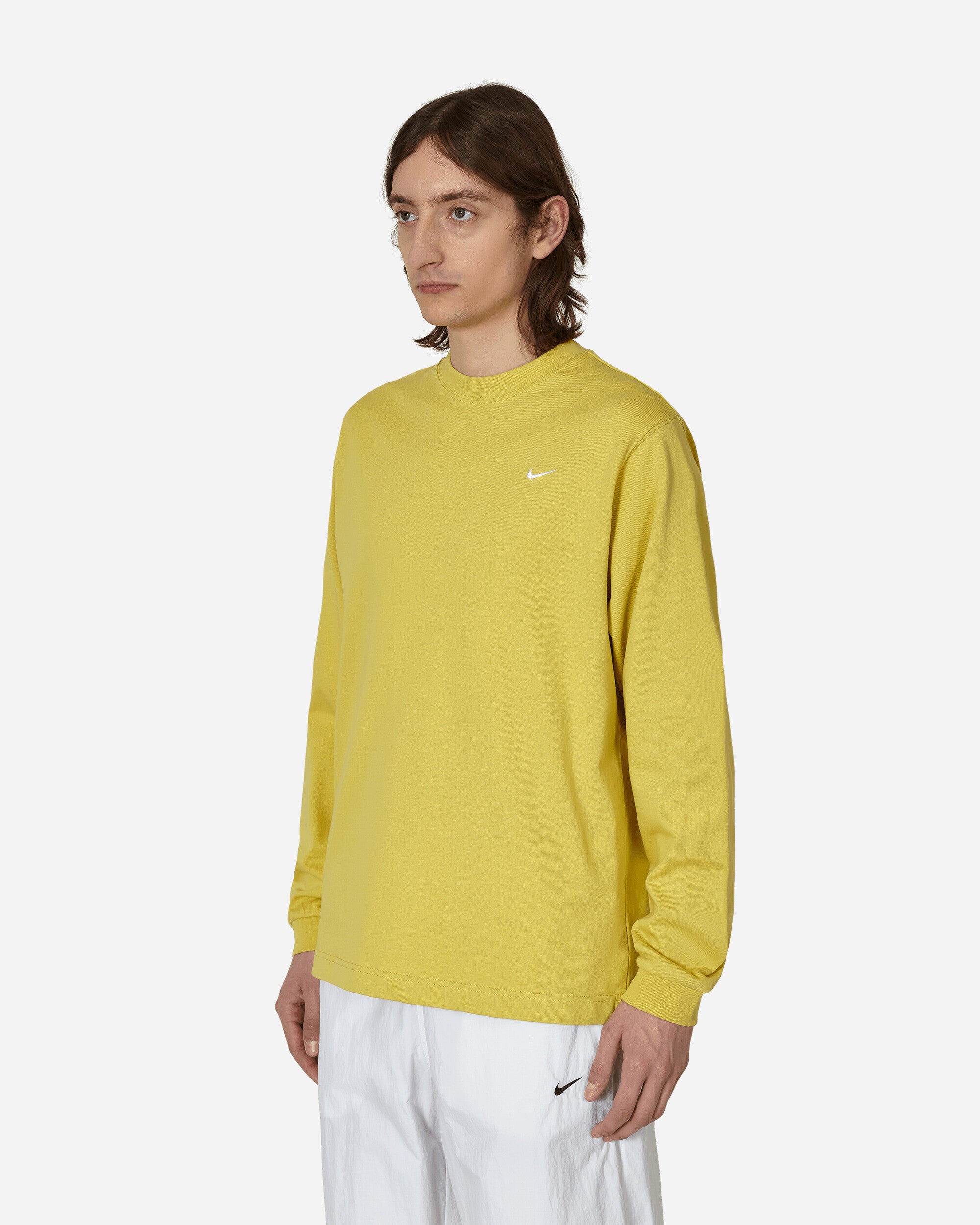 Nike Solo Swsh Ls Top Saturn Gold/White T-Shirts Longsleeve DX0884-700