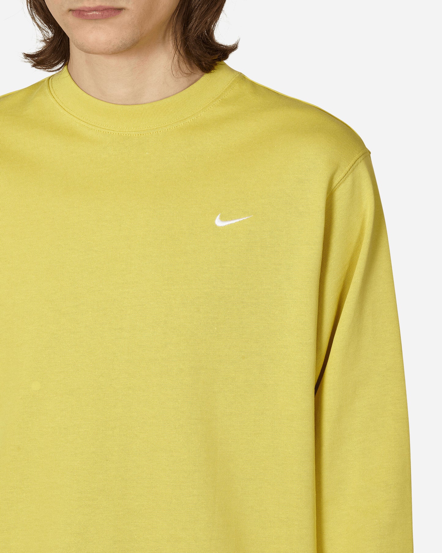 Nike Solo Swsh Ls Top Saturn Gold/White T-Shirts Longsleeve DX0884-700