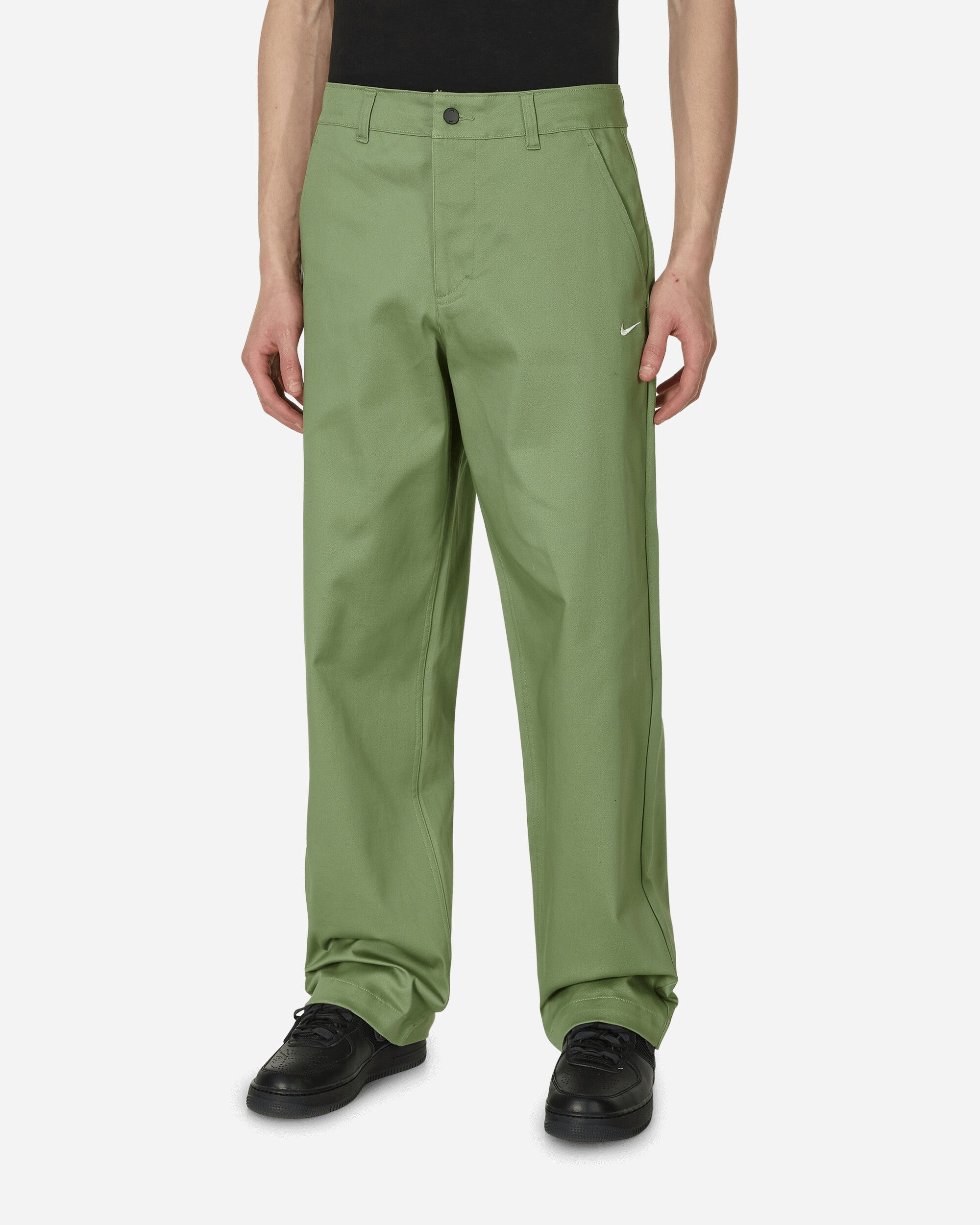 Nike El Chino Pant Ul Cotton Oil Green/White Pants Trousers FD0405-386