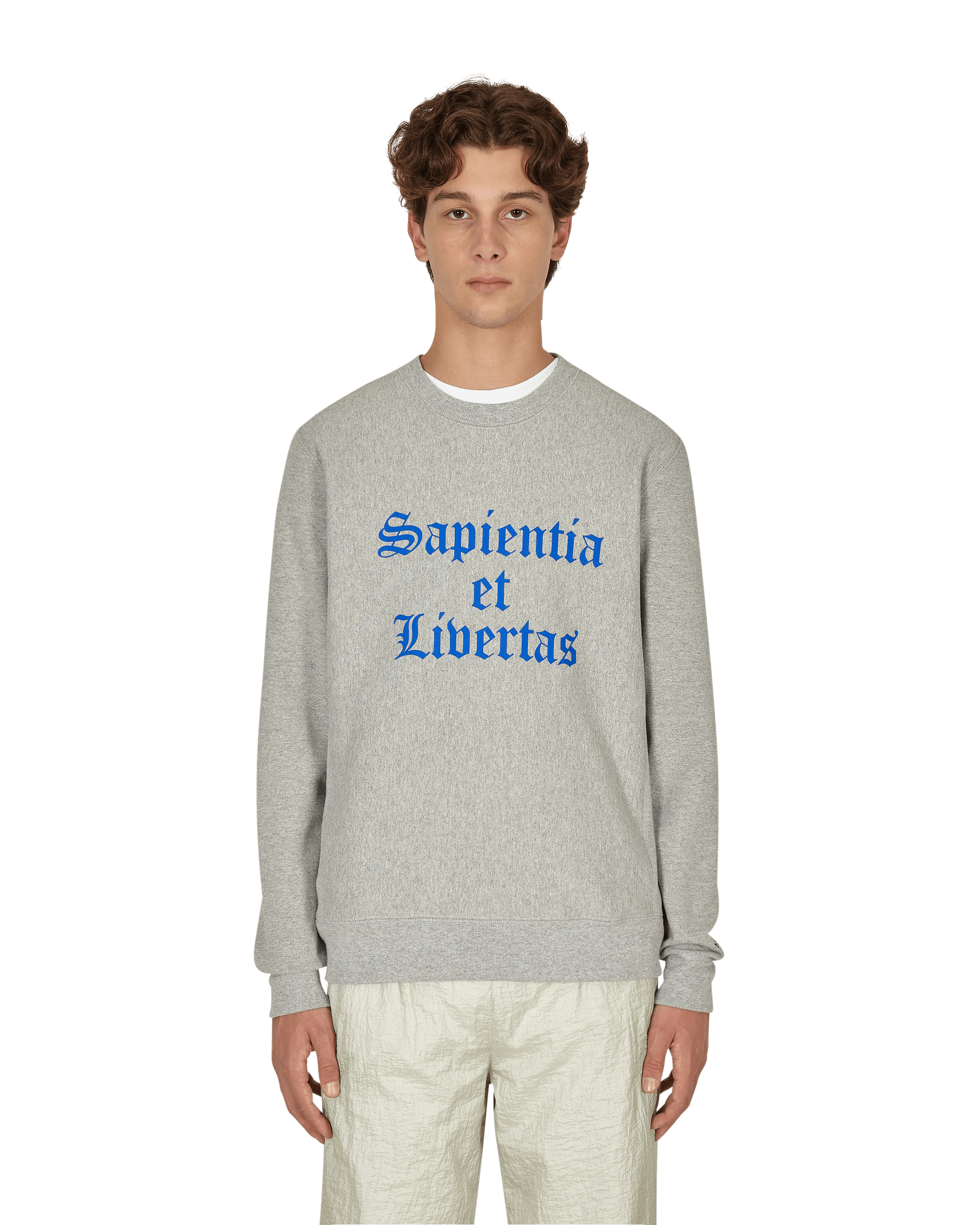 Noah Knowledge Heather Grey Sweatshirts Crewneck SS021FW21 HGY