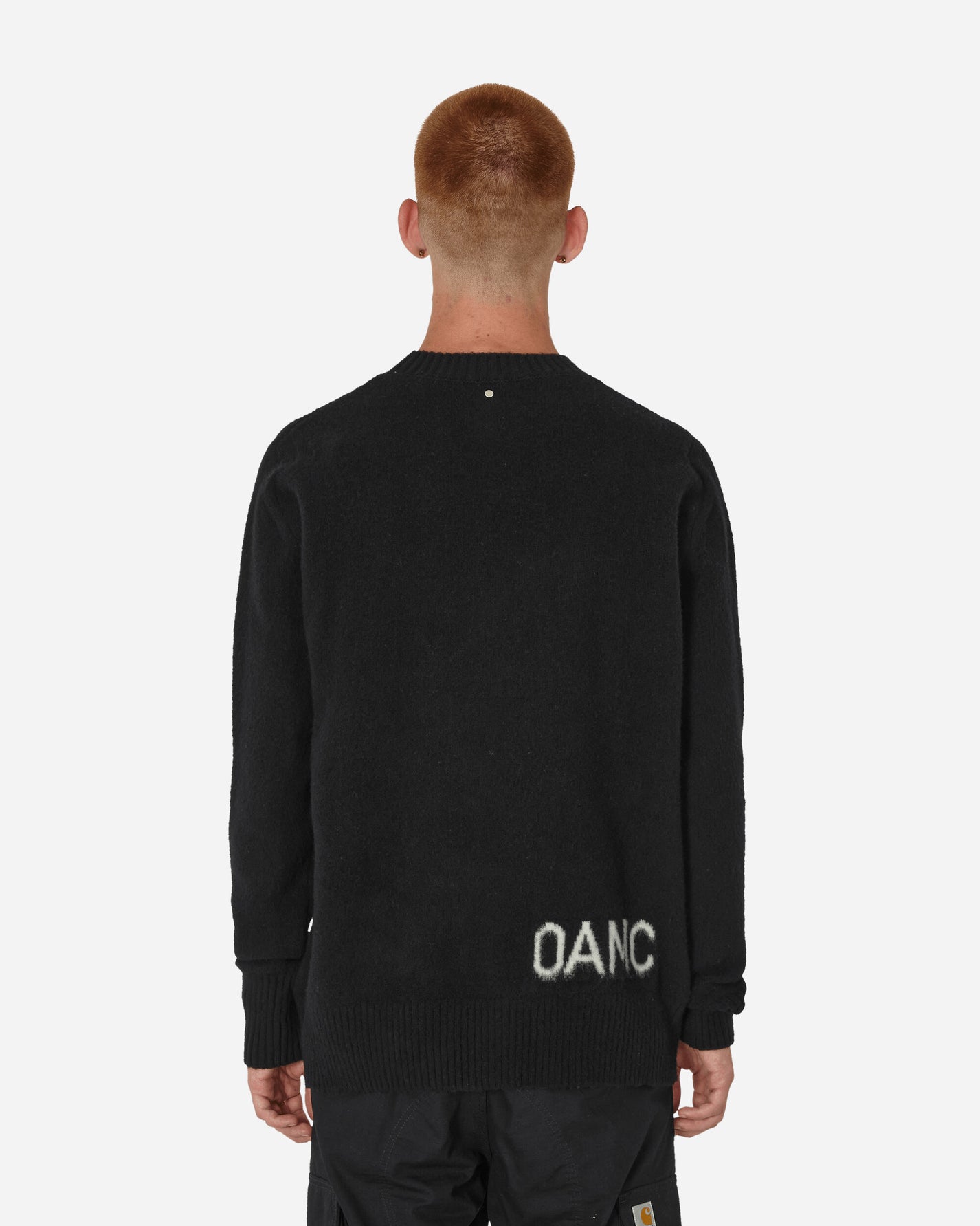 OAMC Whistler Crewneck Black Knitwears Sweaters 23A28OAK07 001