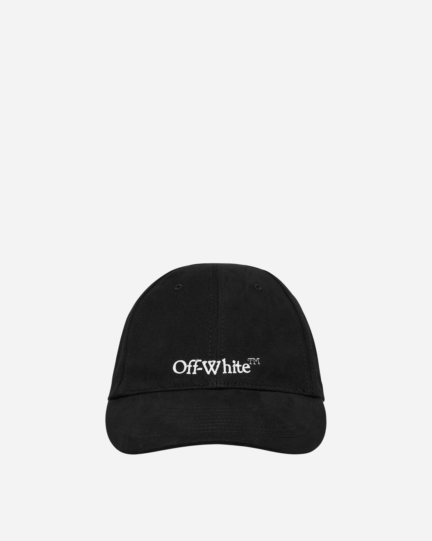 Off-White Bookish Basebakll Cap Black/White Hats Caps OMLB041C99FAB004 1001