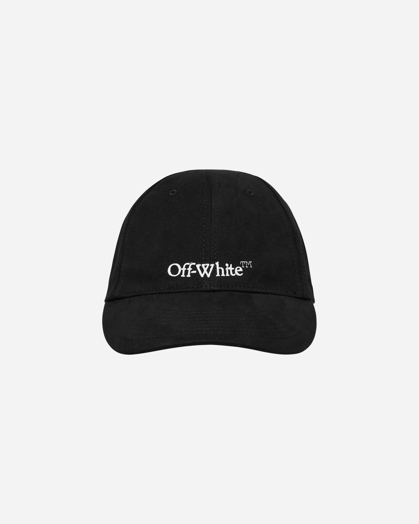 Off-White Bookish Basebakll Cap Black/White Hats Caps OMLB041C99FAB004 1001