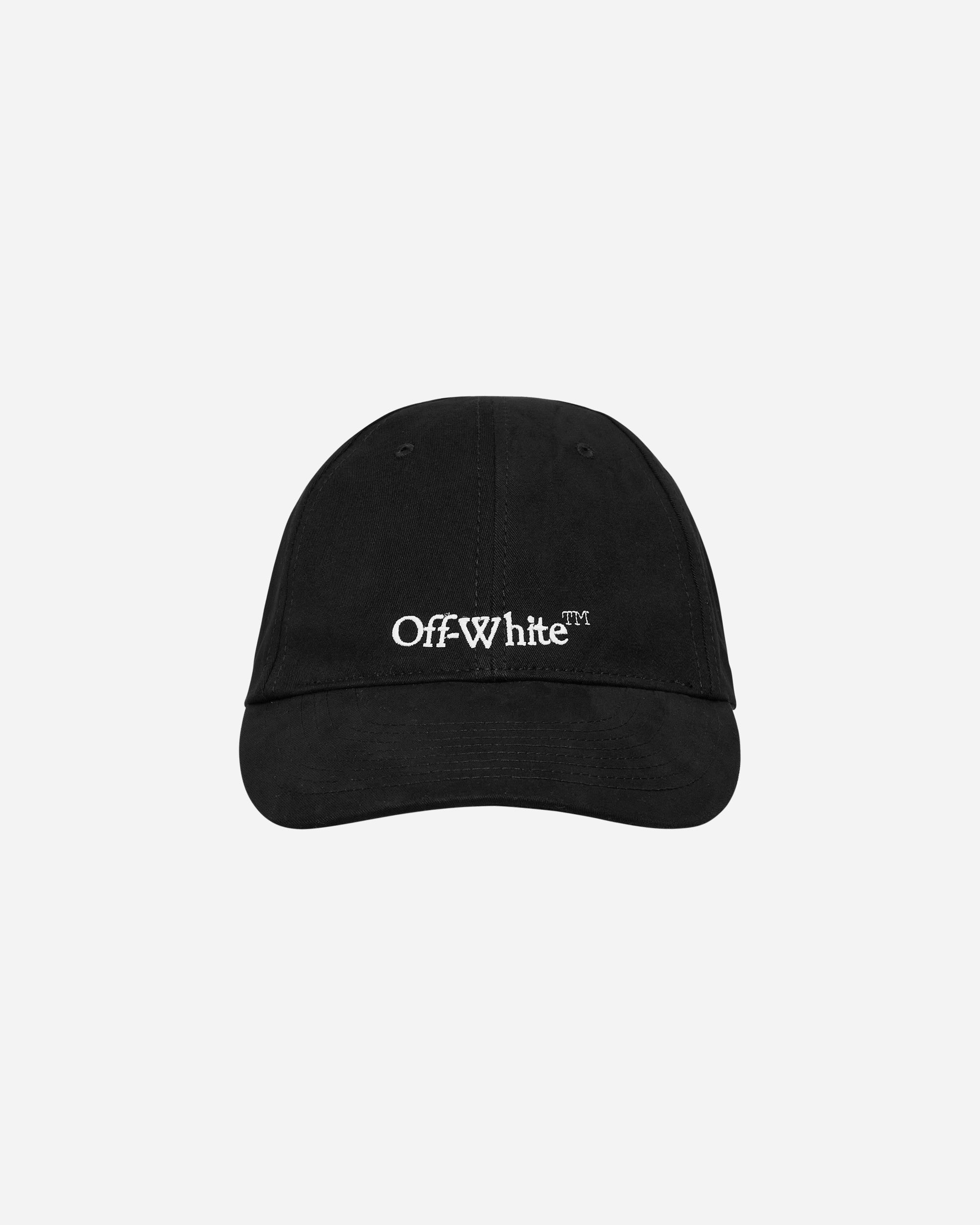 Off-White Bookish Basebakll Cap Black/White Hats Caps OMLB041C99FAB004 1001