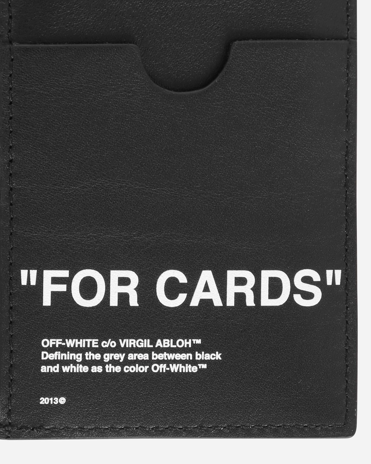 Off-White Quote Organizer Black/White Bags and Backpacks Pouches OMND032C99LEA001 1001