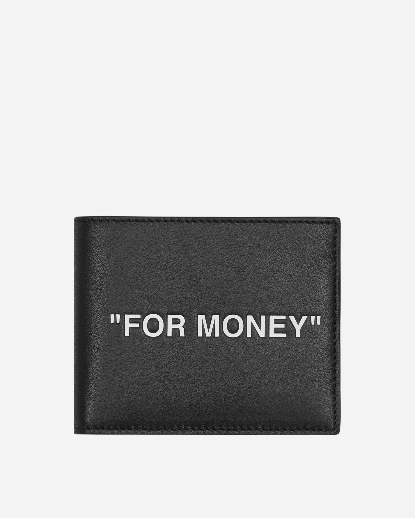 Off-White Quote Bi-Fold Wallet Black/White Wallets and Cardholders Wallets OMNC047C99LEA001 1001