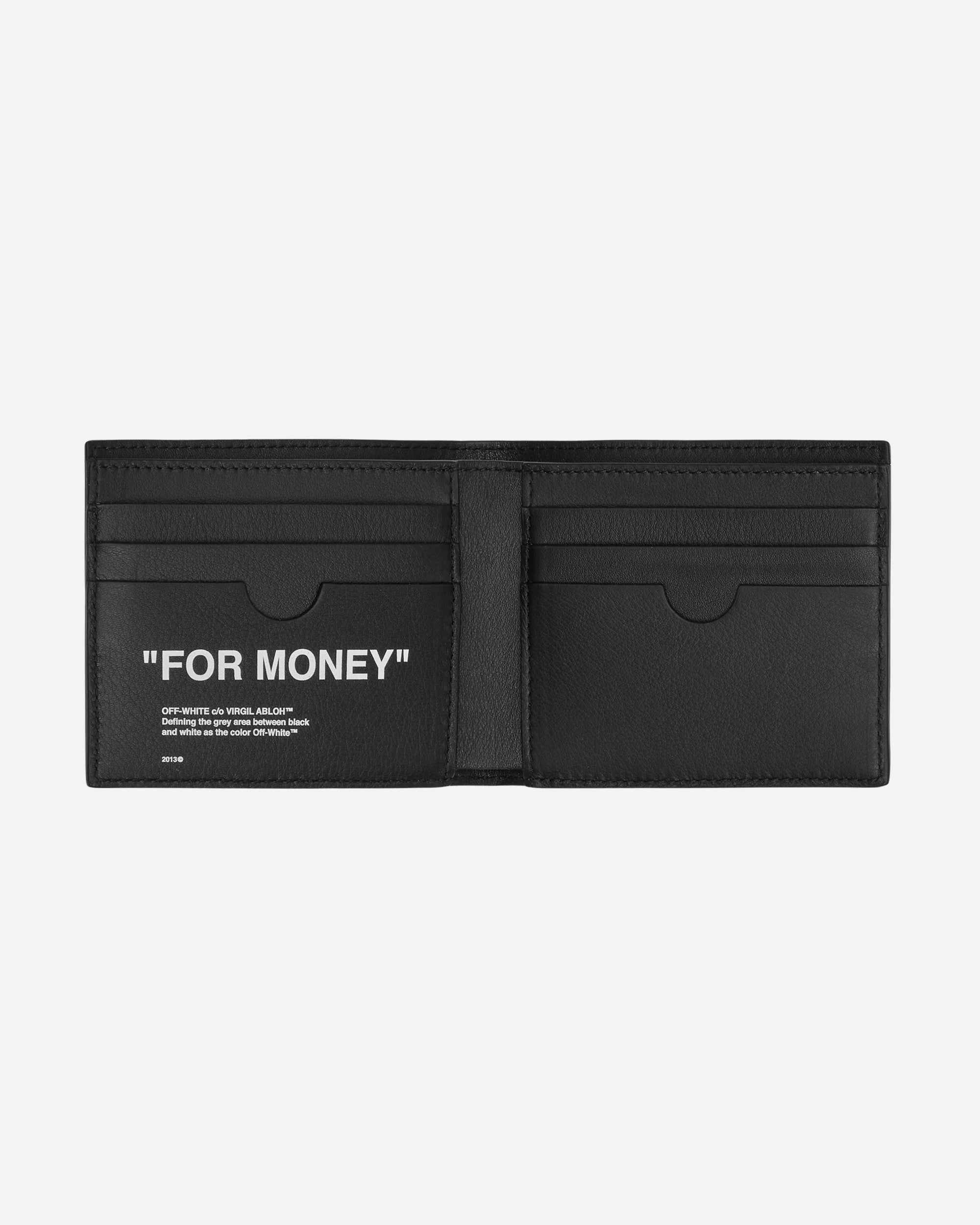 Off-White Quote Bi-Fold Wallet Black/White Wallets and Cardholders Wallets OMNC047C99LEA001 1001