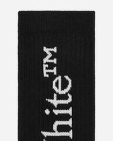 Off-White Arrow Bookish Socks Black/White Underwear Socks OMRA075C99KNI001 1001