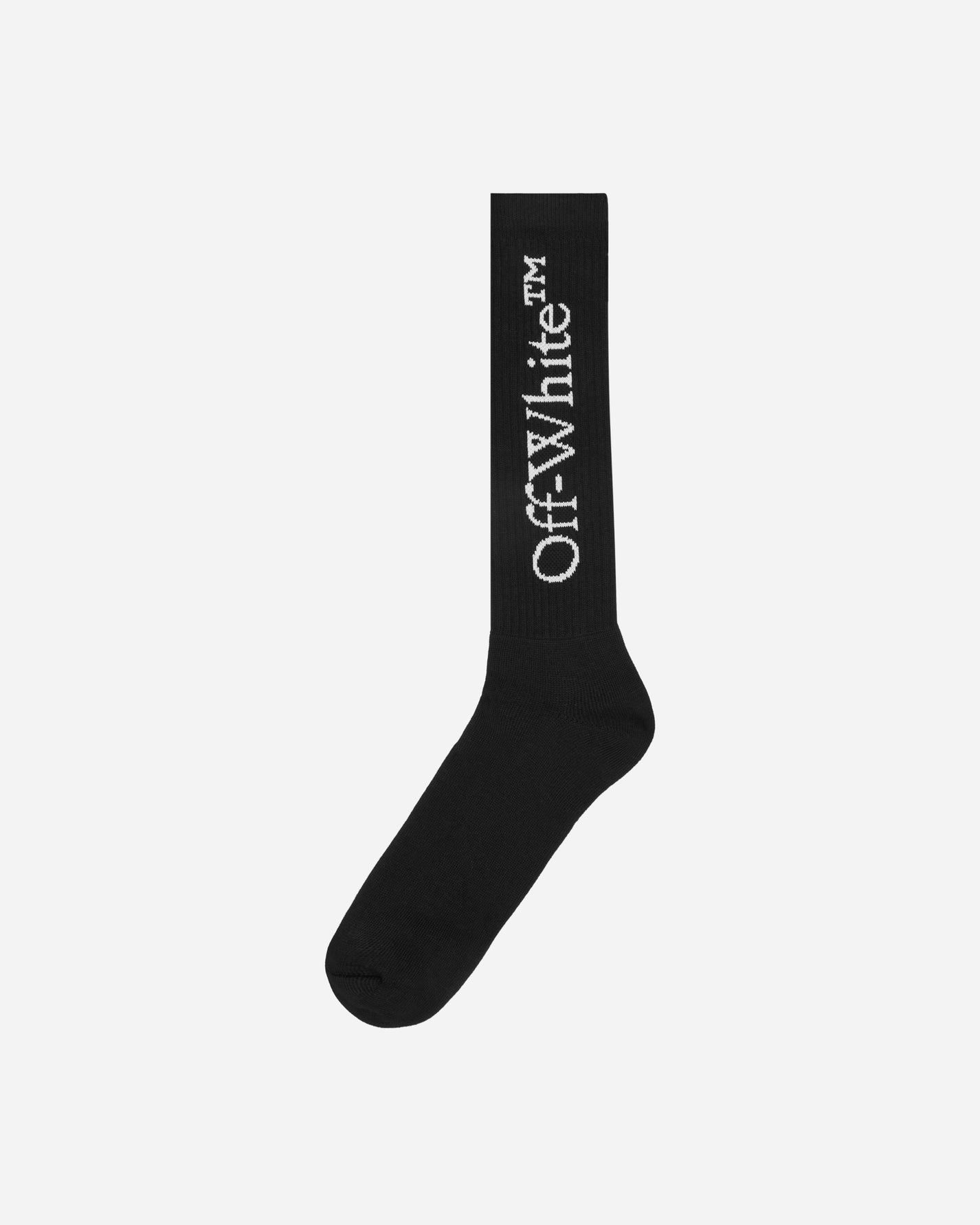 Off-White Arrow Bookish Socks Black/White Underwear Socks OMRA075C99KNI001 1001