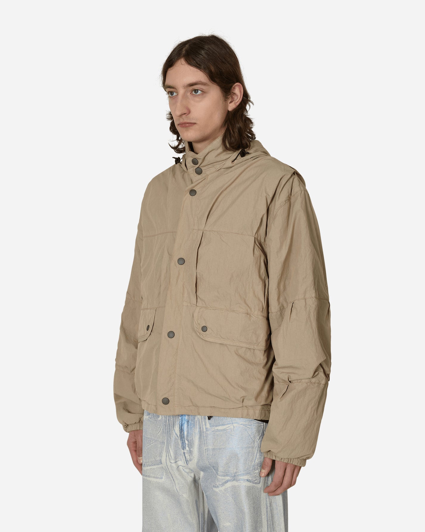 Our Legacy Exhale Puffa Metallic Sand Coats and Jackets Down Jackets M2231EMS 001