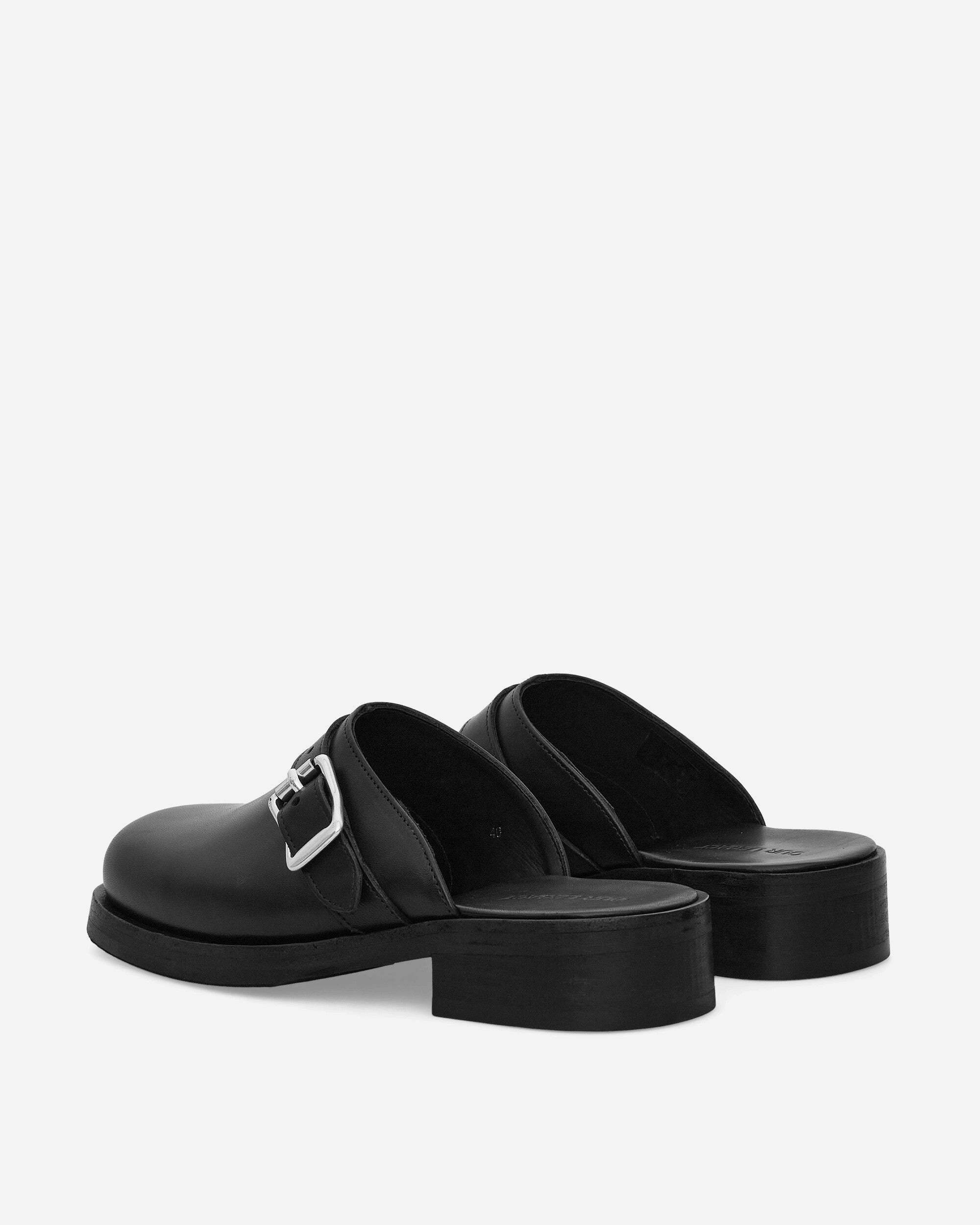 Our Legacy Camion Mule Black Sandals and Slides Sandal A2217CVSE 001