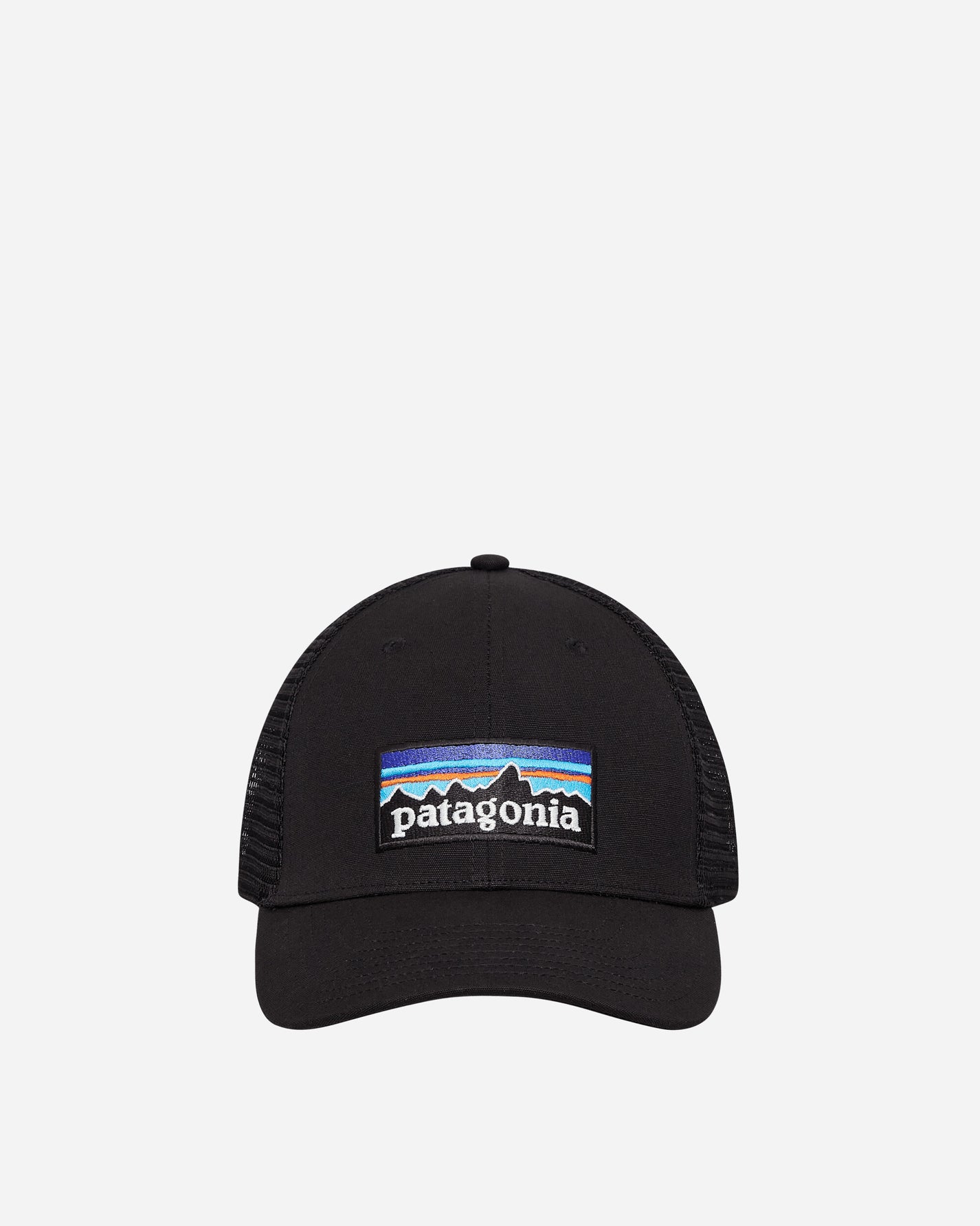 Patagonia P-6 Logo Lopro Trucker Hat Black Hats Caps 38283 BLK