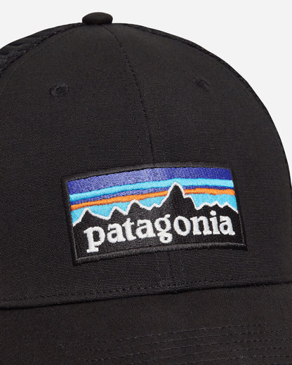 Patagonia P-6 Logo Lopro Trucker Hat Black Hats Caps 38283 BLK