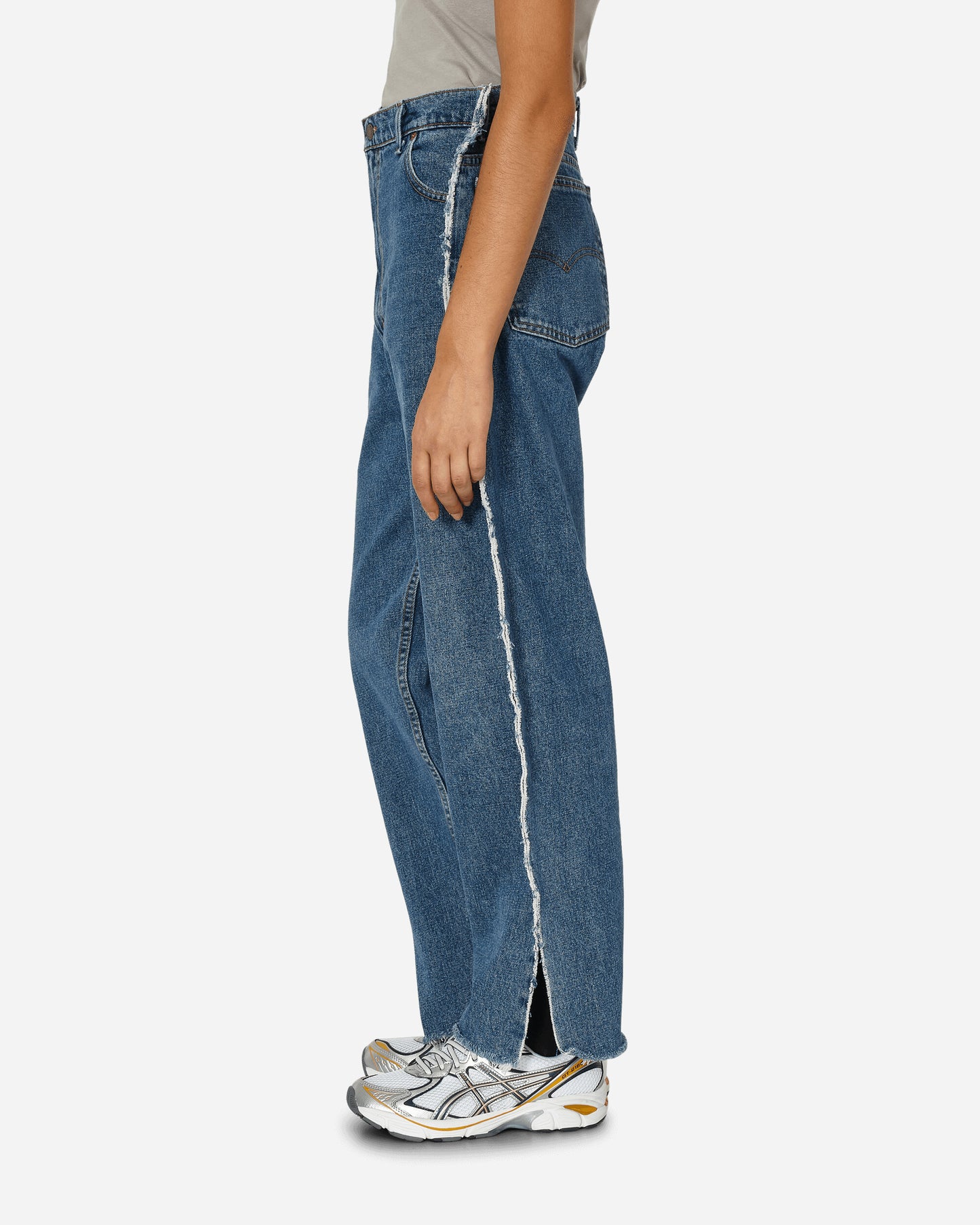 Prototypes Wmns Outline Denim Pants Blue Pants Denim PT04PA05US 2