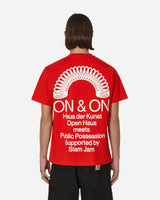 Public Possession Open Haus Tee Red T-Shirts Shortsleeve PPOPENTEE 002