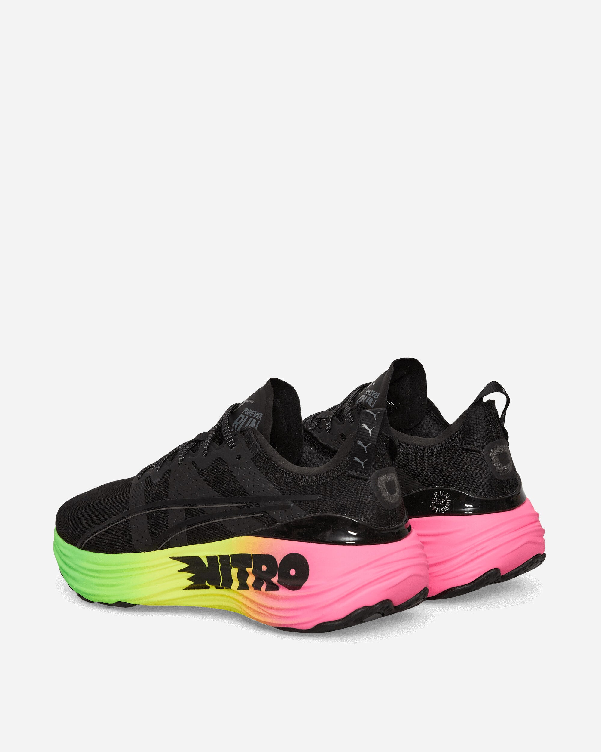 Puma Foreverrun Nitro Fut Black/Green Sneakers Low 380005-01