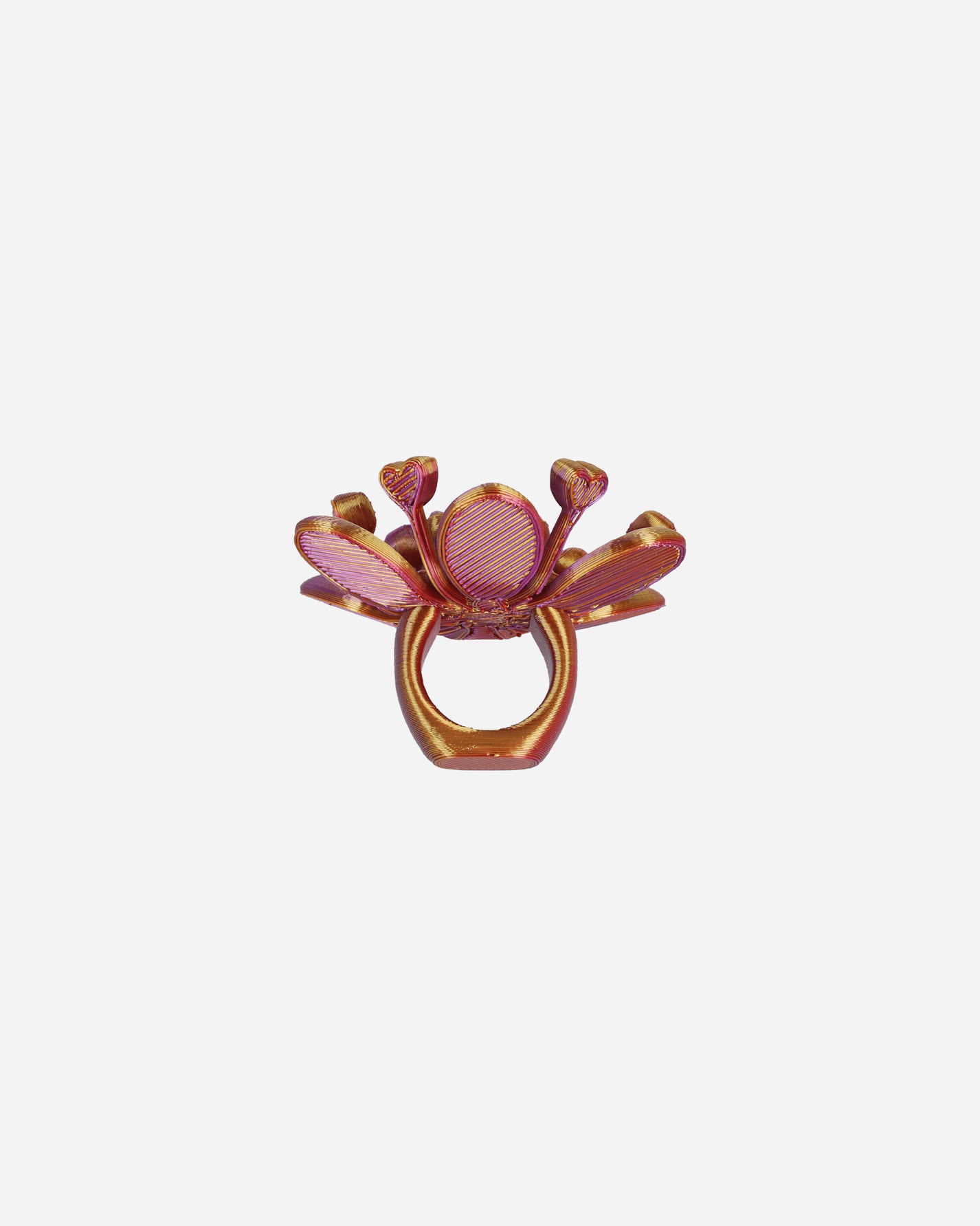 Roussey Florarea Ring Pink Taffetas Jewellery Rings F23R01 4