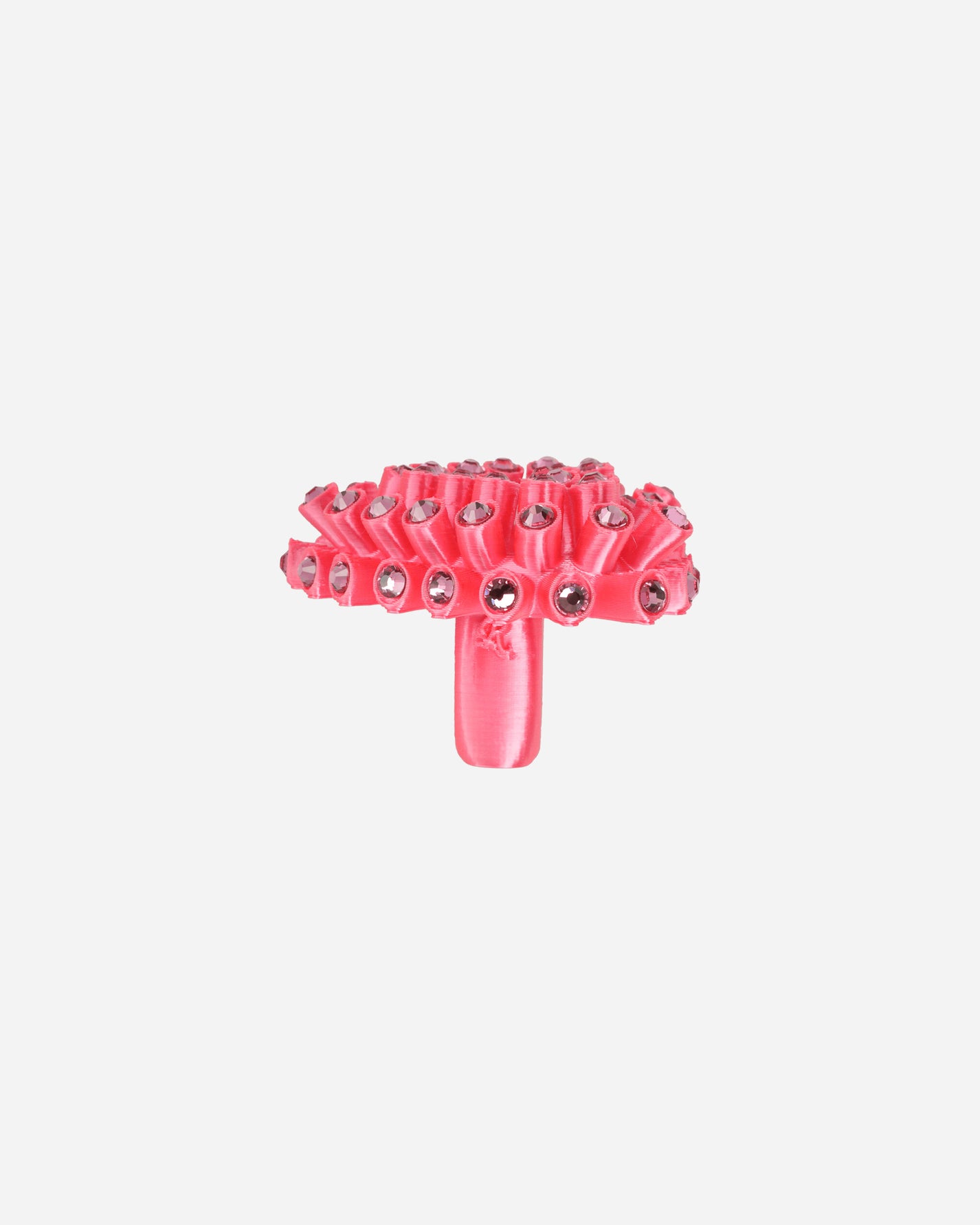 Roussey Wmns Crush Ring Shocking Pink Jewellery Rings 21R07 2