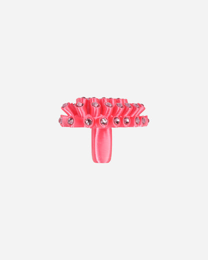 Roussey Wmns Crush Ring Shocking Pink Jewellery Rings 21R07 2