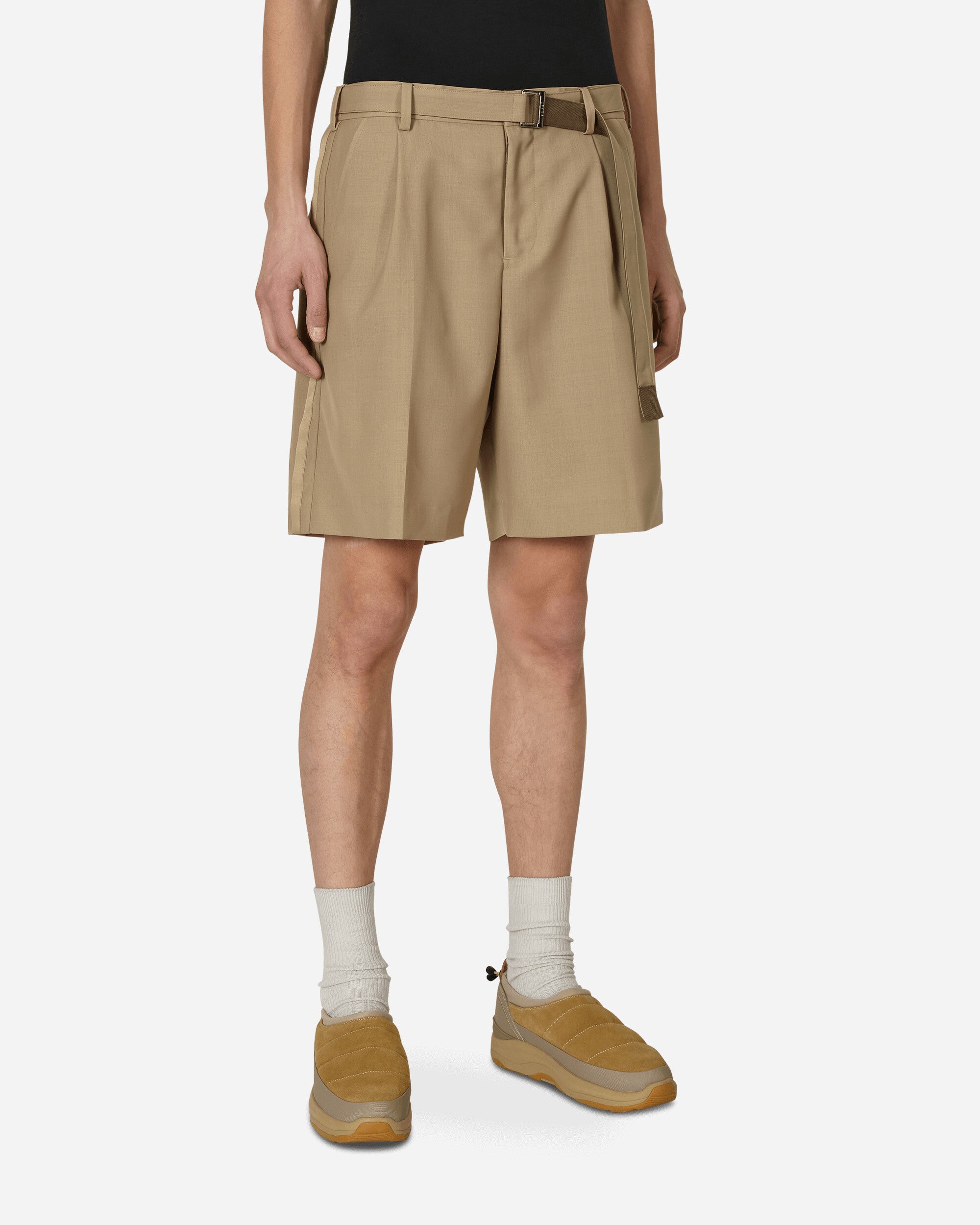 Sacai Suiting Shorts Beige Shorts Short 23-02955M 651