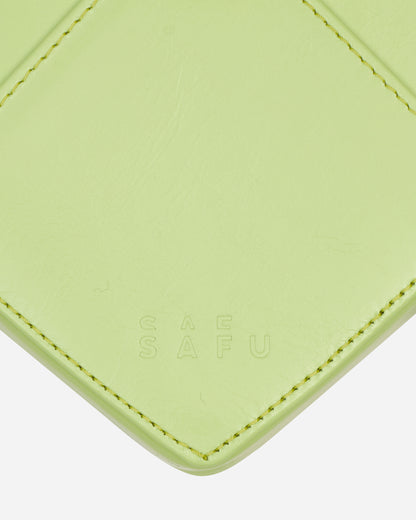 Safsafu Wmns Amor Neck Wallet Lime Lime Bags and Backpacks Pouches 1-23-B7 006