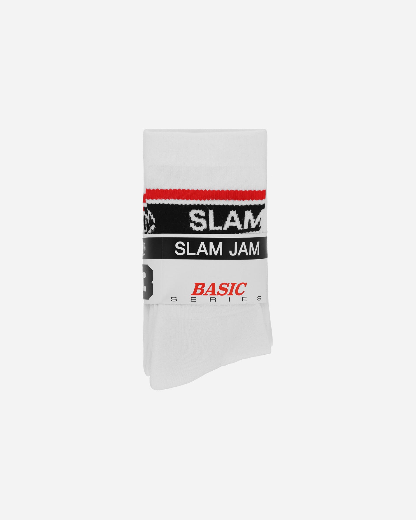 Slam Jam Socks 3 Pack White Underwear Socks SBMW006FA03 WHT0001