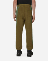 Slam Jam Panel Sweatpant Green Brown Pants Sweatpants SBM0019FA11 GRNBW01