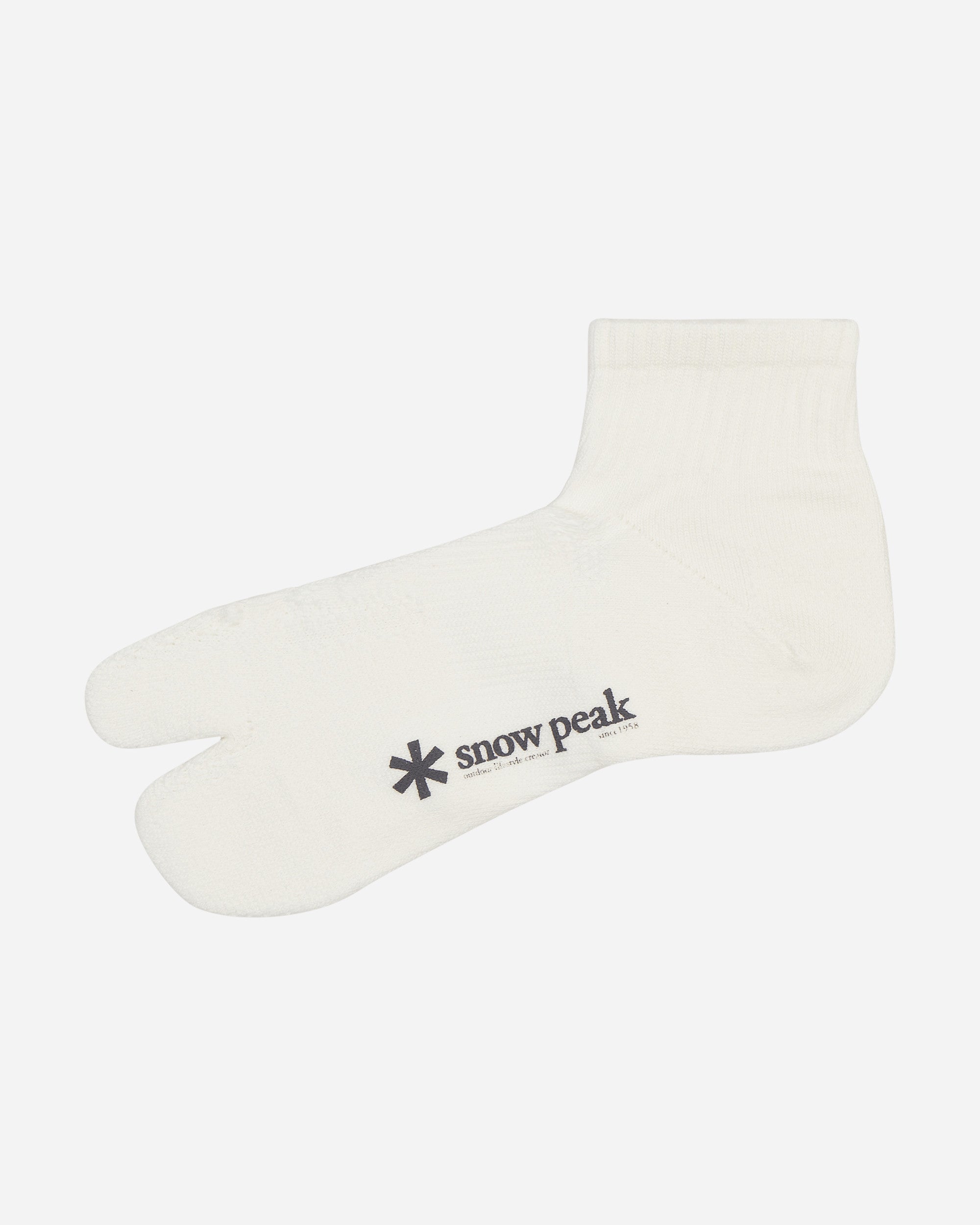 Snow Peak Mid Tabi Sox White Underwear Socks UG-693 WH