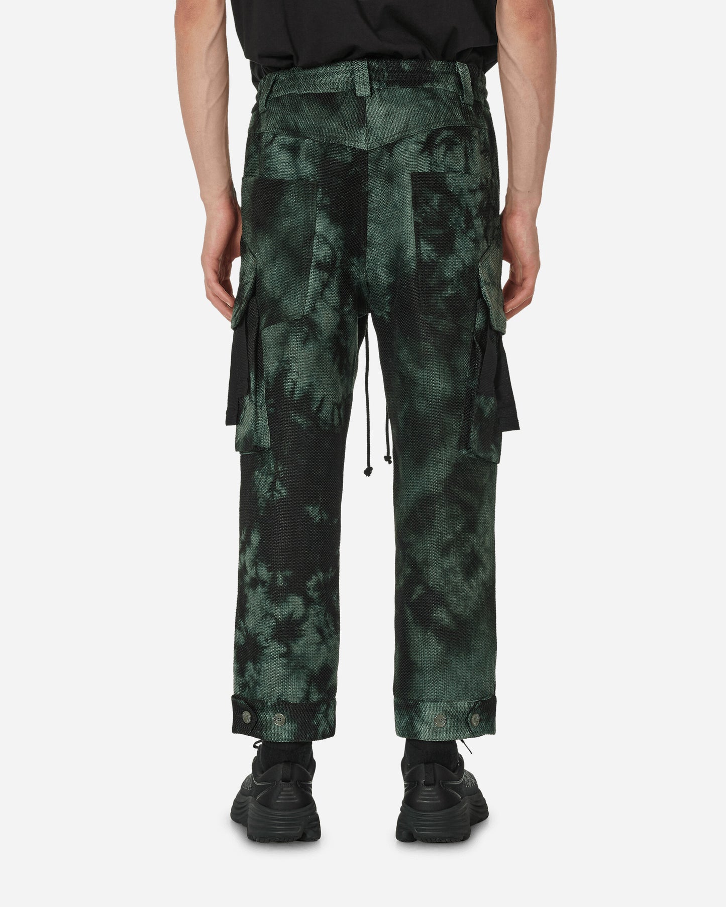 Song for the Mute Tabbed Cargo Pant Green Pants Cargo 232-MPT070 HSANGRN