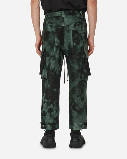 Song for the Mute Tabbed Cargo Pant Green Pants Cargo 232-MPT070 HSANGRN