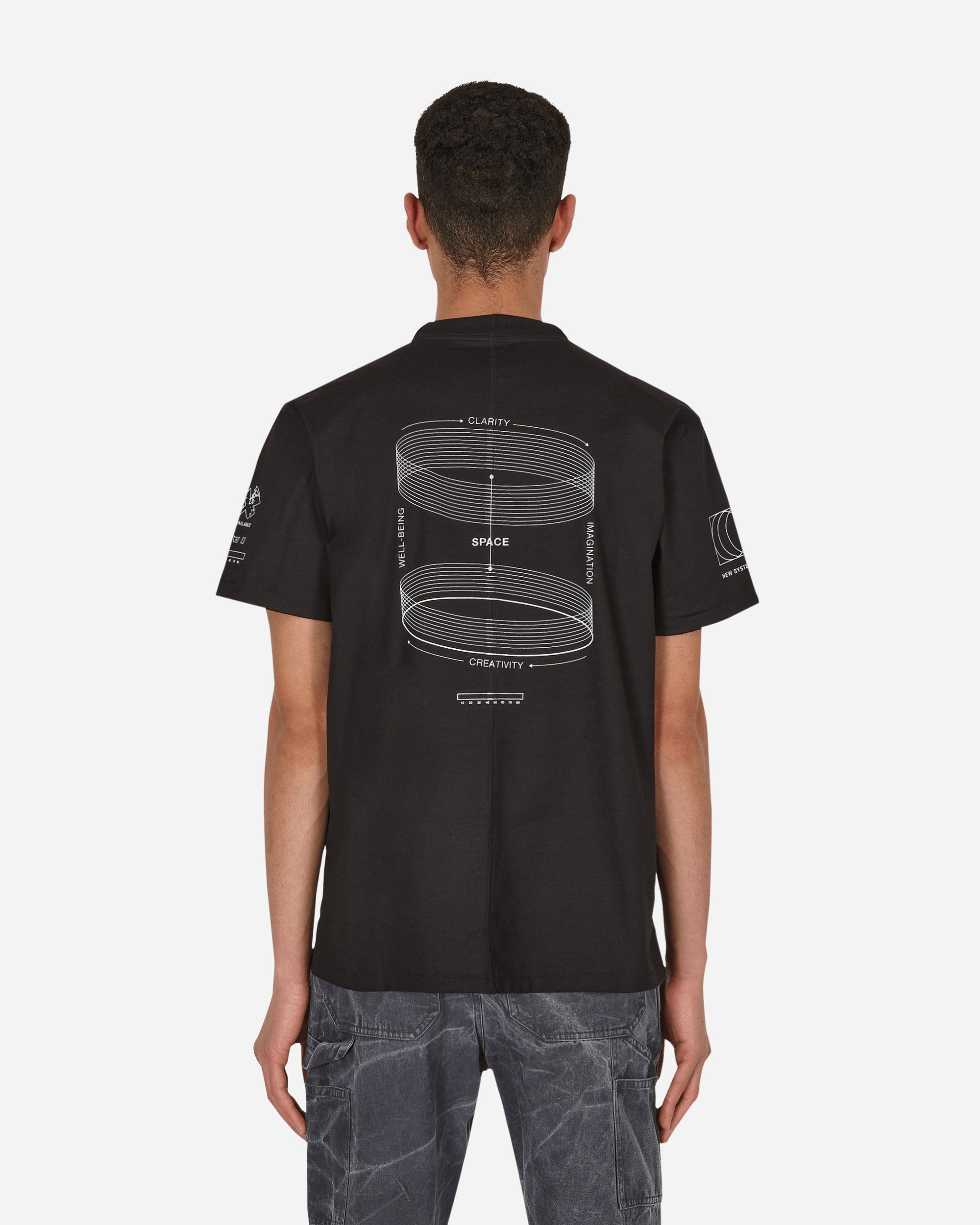 Space Available Connective Link Black T-Shirts Shortsleeve SA-CLT001-BLK BLACK