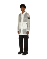 Stone Island Glass-Tc Nylon White Coats and Jackets Coats MO741570534 V0001